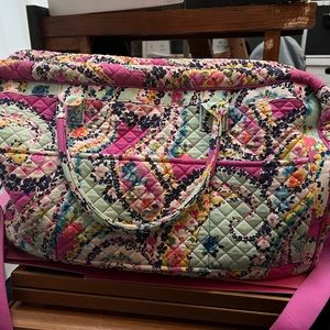 Vera Bradley weekender tote.